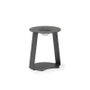 Outdoor decorative accessories - Round garden side table (H. 45 cm) with DUO solar light - COUTURE JARDIN