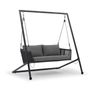 Deck chairs - DIVA hanging rocking chair (2 seats) - COUTURE JARDIN