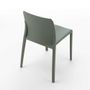 Chaises - Chaise MI_AMI mate (blanc, noir et vert) - I.T.F. DESIGN SRL