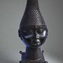 Sculptures, statuettes and miniatures - Bronze Queen Mother Head - Ife - Bini Edo - QUINTESSENCE AFRICAINE