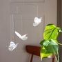 Decorative objects - Butterfly Mobile, hanging paper art - LIVINGLY