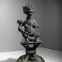 Sculptures, statuettes et miniatures - Maternite Tikar En Bronze Cameroun - QUINTESSENCE AFRICAINE
