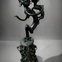 Sculptures, statuettes et miniatures - Maternite Tikar en Bronze, Cameroun - QUINTESSENCE AFRICAINE