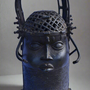 Sculptures, statuettes and miniatures - Oba Commemorative Head With Wings In Bronze - Ife - Bini Edo - QUINTESSENCE AFRICAINE