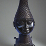 Sculptures, statuettes and miniatures - Bronze Queen Mother Head - Ife - Bini Edo - QUINTESSENCE AFRICAINE