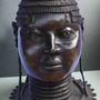 Pièces uniques - Tête de reine mère en bronze Ife, royaume Benin, Nigeria - QUINTESSENCE AFRICAINE