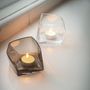 Candles - Lohkare Candle Glass Clear 10x8 cm - PENTIK