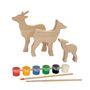 Children's arts and crafts - 630597 - WOODEN DEER TO PAINT - EGMONT TOYS