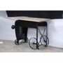 Console table - Recycled Metal Tractor Console Table - GRAND DÉCOR