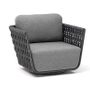 Lawn armchairs - HUG swivel garden armchair - COUTURE JARDIN