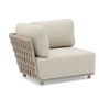 Lawn sofas   - HUG corner sofa with right armrest - COUTURE JARDIN