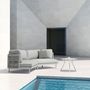 Lawn sofas - CLUB right armrest garden sofa - COUTURE JARDIN