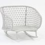 Lawn armchairs - CUDDLE rocking chair - COUTURE JARDIN