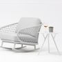 Lawn armchairs - CUDDLE rocking chair - COUTURE JARDIN