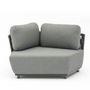 Lawn sofas   - HUG curved corner sofa (right armrest) - COUTURE JARDIN