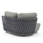 Lawn sofas   - HUG curved corner sofa (right armrest) - COUTURE JARDIN