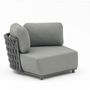 Lawn sofas   - HUG curved corner sofa (right armrest) - COUTURE JARDIN