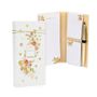 Papeterie bureau - Carnet avec post-it et stylo Peach Flowers - SOAPTALES