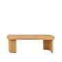 Bancs - Univers WABI en bois et rotin naturel - CFOC