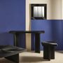 Coffee tables - WABI universe in wood and black rattan - CFOC