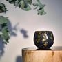 Decorative objects - Glass candle holder SNOWFLAKES - CFOC