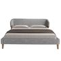 Beds - Grey fabric bed - ANGEL CERDÁ