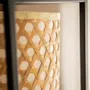 Floor lamps - JAVA floor lamp in metal, wood, natural cotton in black - CFOC