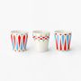 Tea and coffee accessories - Geometric Patterned Porcelain Cup - ISUWA