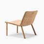 Office seating - Minimalist Modern Lounge Chair in Natural Ash Allay - MOR DESIGN