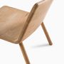 Office seating - Minimalist Modern Lounge Chair in Natural Ash Allay - MOR DESIGN