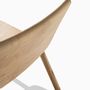 Office seating - Minimalist Modern Lounge Chair in Natural Ash Allay - MOR DESIGN