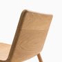 Office seating - Minimalist Modern Lounge Chair in Natural Oak Allay - MOR DESIGN