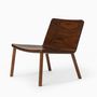 Office seating - The Minimalist Modern Lounge Chair in Natural Walnut - MOR DESIGN