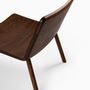 Office seating - The Minimalist Modern Lounge Chair in Natural Walnut - MOR DESIGN