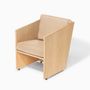 Office seating - Armchair in Ash Wood and Natural Leather - Álvaro Siza - MOR DESIGN