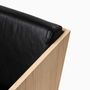 Office seating - Armchair in Ash Wood and Natural Leather - Álvaro Siza - MOR DESIGN