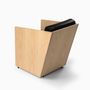 Assises pour bureau - Armchair in Oak Wood and Natural Leather -  Álvaro Siza Vieira - MOR DESIGN