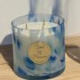 Candles - Orange Blossom & White Musk Scented Candle XL Blown Glass 680 - SPIRIT OF PROVENCE