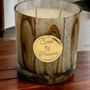 Candles - XL Tonka & Grapefruit Blown Glass Scented Candle 680 gr - SPIRIT OF PROVENCE