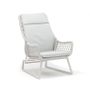 Fauteuils de jardin - Ensemble fauteuil inclinable DIVA avec pouf / repose-pieds - COUTURE JARDIN