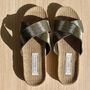 Loungewear - LES MAURICETTES d'Antonine, claquettes légères kaki - LES MAURICETTES