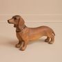 Sculptures, statuettes and miniatures - RESIN DACHSHUND - MAHE HOMEWARE