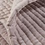 Throw blankets - Silk velvet and linen bedspread SAMARCANDE - CFOC