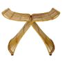 Stools - Rattan and wrought iron stool BUTTERFLY - CFOC