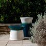 Outdoor decorative accessories - CHAI ceramic stool - CFOC