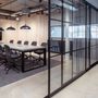 Office design and planning - Sliding Glass Door, Aluminum Frame - SCANDINAVIAN GLASSFACTORY