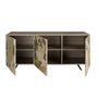 Sideboards - Metallic taupe wood sideboard - ANGEL CERDÁ