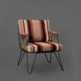 Decorative objects - Poltrona Misella Metal and Red Weave Chair - NA'LAGO