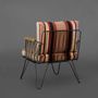 Decorative objects - Poltrona Misella Metal and Red Weave Chair - NA'LAGO