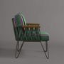 Decorative objects - Poltrona Misella Metal and Green Weave Chair - NA'LAGO